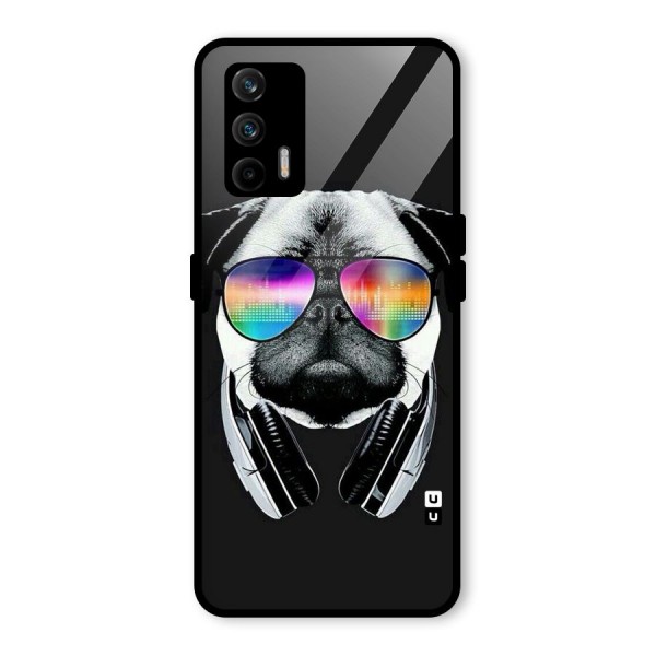 Rainbow Dog Swag Glass Back Case for Realme X7 Max