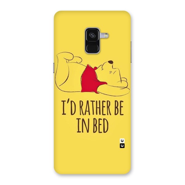 Rather Be In Bed Back Case for Galaxy A8 Plus