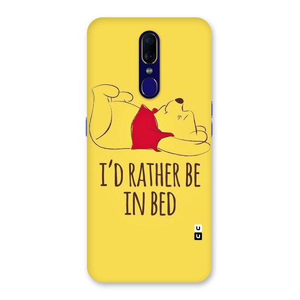 Rather Be In Bed Back Case for Oppo A9