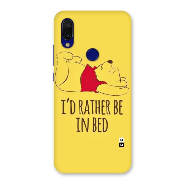 Rather Be In Bed Back Case for Redmi Y3