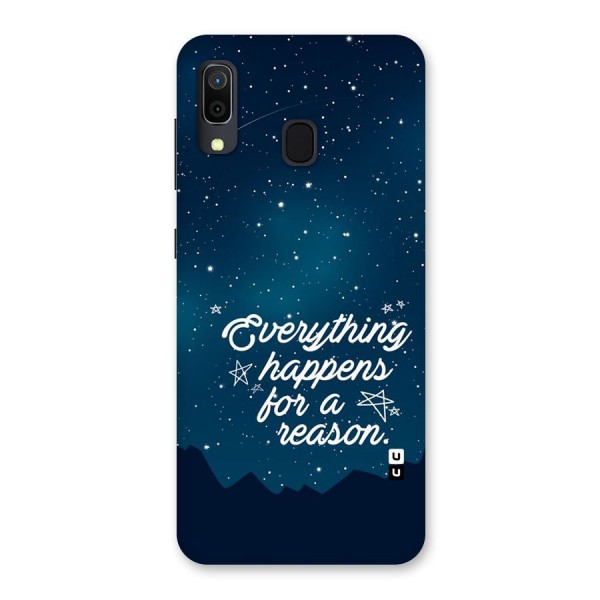 Reason Sky Back Case for Galaxy A20