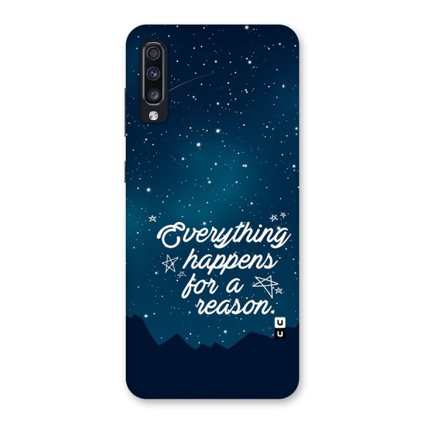 Reason Sky Back Case for Galaxy A70