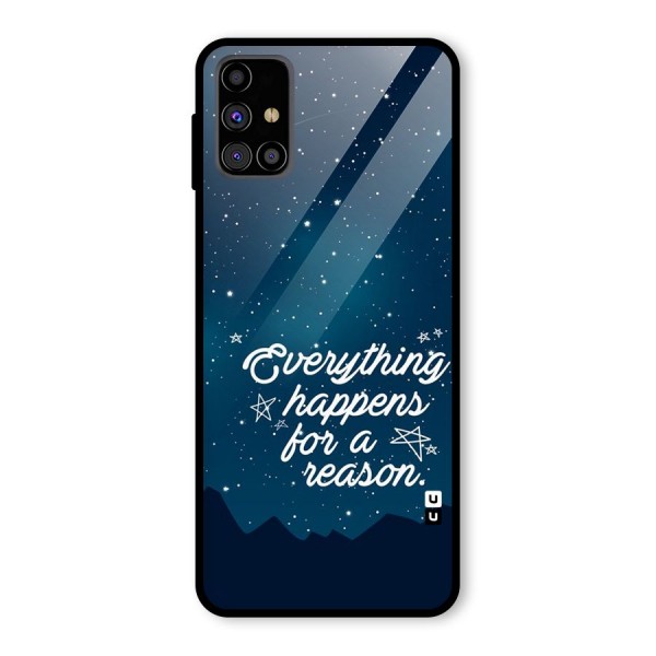 Reason Sky Glass Back Case for Galaxy M31s