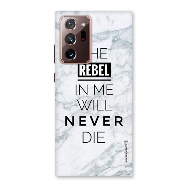 Rebel Will Not Die Back Case for Galaxy Note 20 Ultra