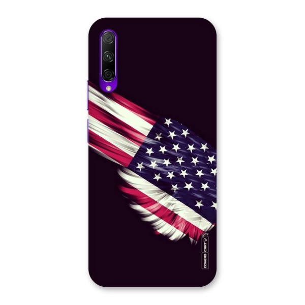 Red And White Stripes Stars Back Case for Honor 9X Pro