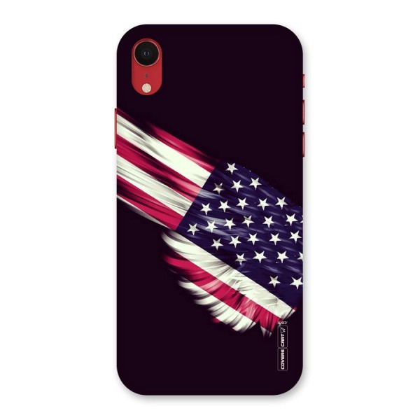 Red And White Stripes Stars Back Case for iPhone XR
