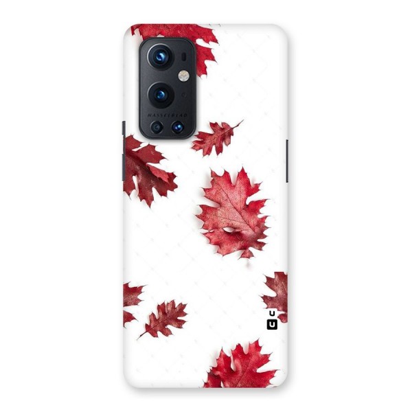 Red Appealing Autumn Leaves Back Case for OnePlus 9 Pro