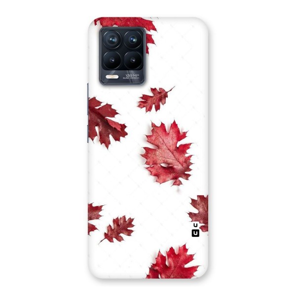 Red Appealing Autumn Leaves Back Case for Realme 8 Pro