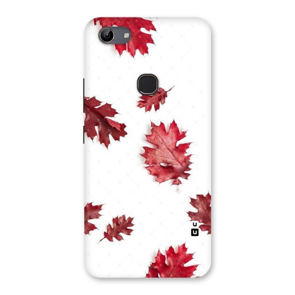 Red Appealing Autumn Leaves Back Case for Vivo Y81