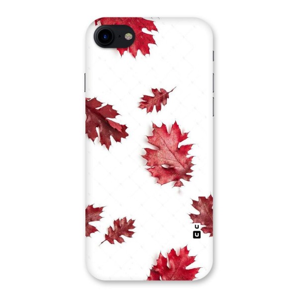 Red Appealing Autumn Leaves Back Case for iPhone SE 2020