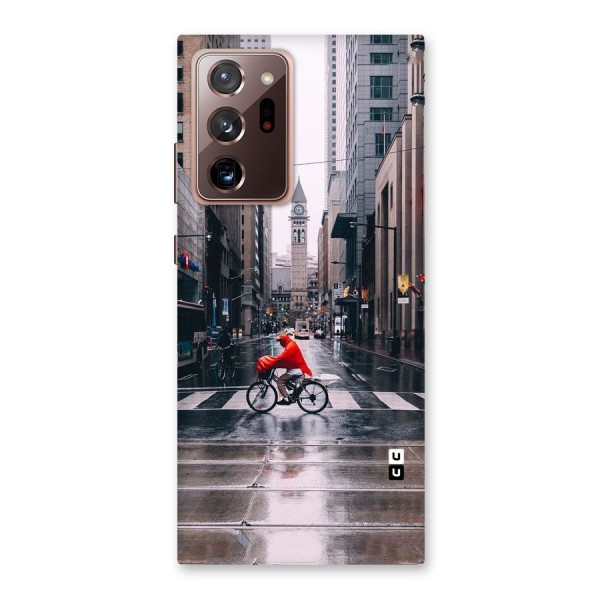 Red Bicycle Street Back Case for Galaxy Note 20 Ultra