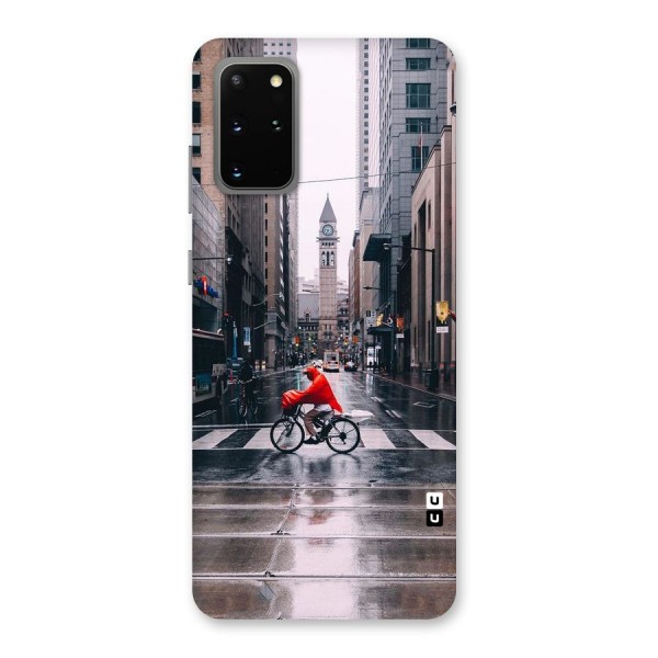 Red Bicycle Street Back Case for Galaxy S20 Plus
