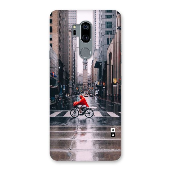 Red Bicycle Street Back Case for LG G7
