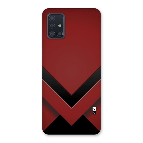 Red Black Fold Back Case for Galaxy A51