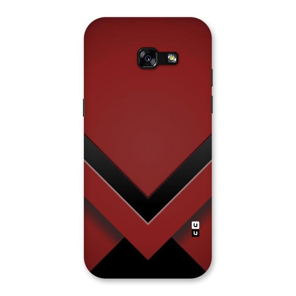 Red Black Fold Back Case for Galaxy A5 2017