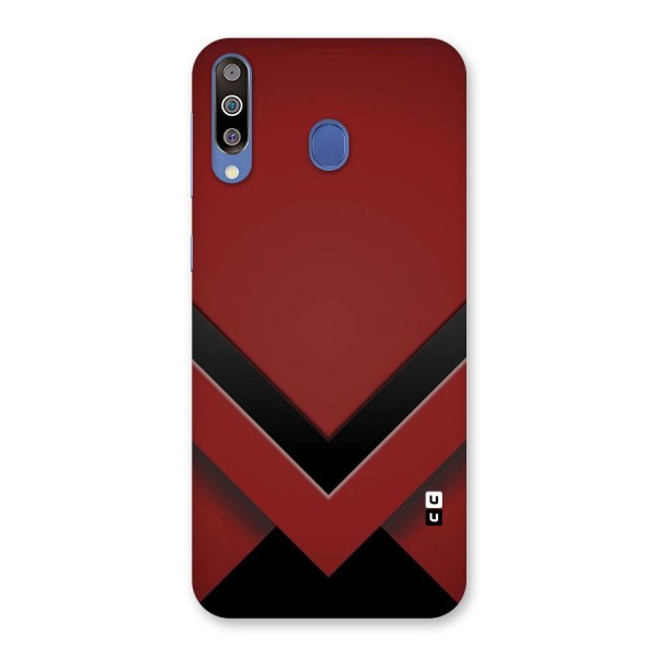 Red Black Fold Back Case for Galaxy M30
