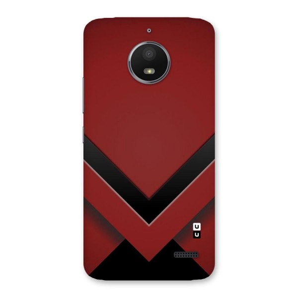 Red Black Fold Back Case for Moto E4