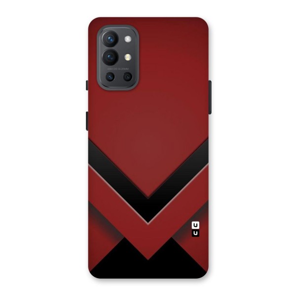 Red Black Fold Back Case for OnePlus 9R