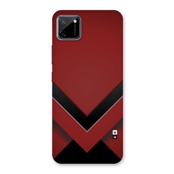 Red Black Fold Back Case for Realme C11
