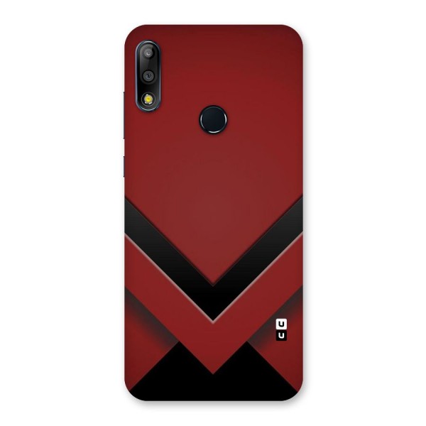Red Black Fold Back Case for Zenfone Max Pro M2
