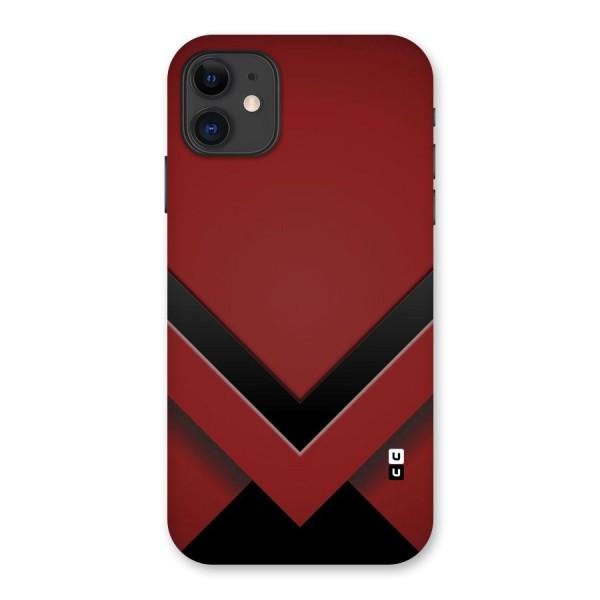 Red Black Fold Back Case for iPhone 11