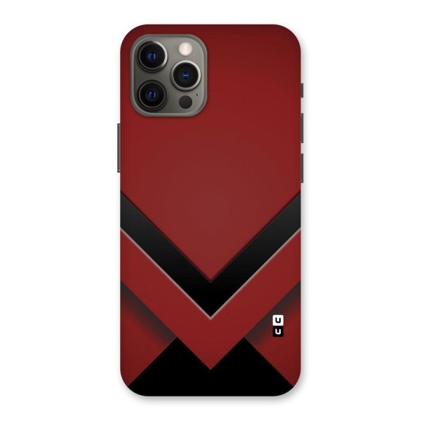 Red Black Fold Back Case for iPhone 12 Pro Max