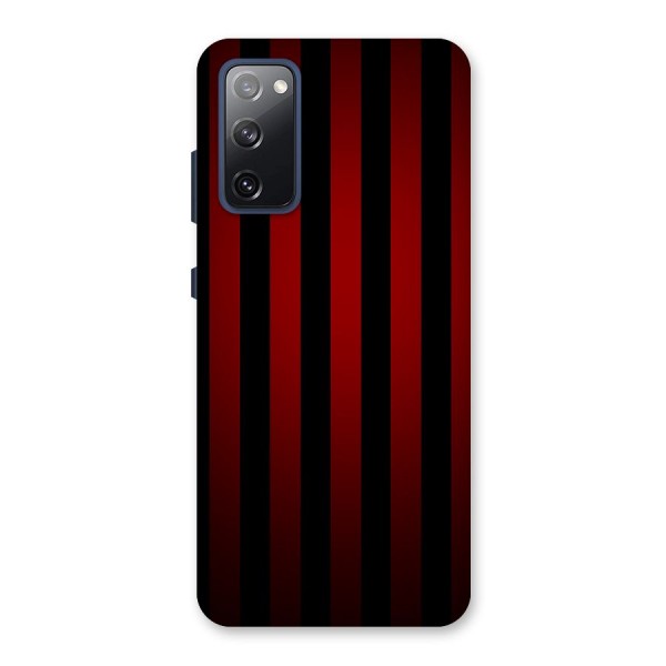 Red Black Stripes Back Case for Galaxy S20 FE