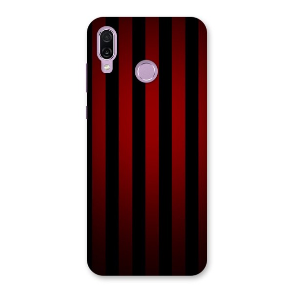 Red Black Stripes Back Case for Honor Play