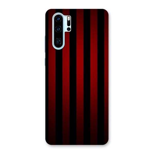 Red Black Stripes Back Case for Huawei P30 Pro