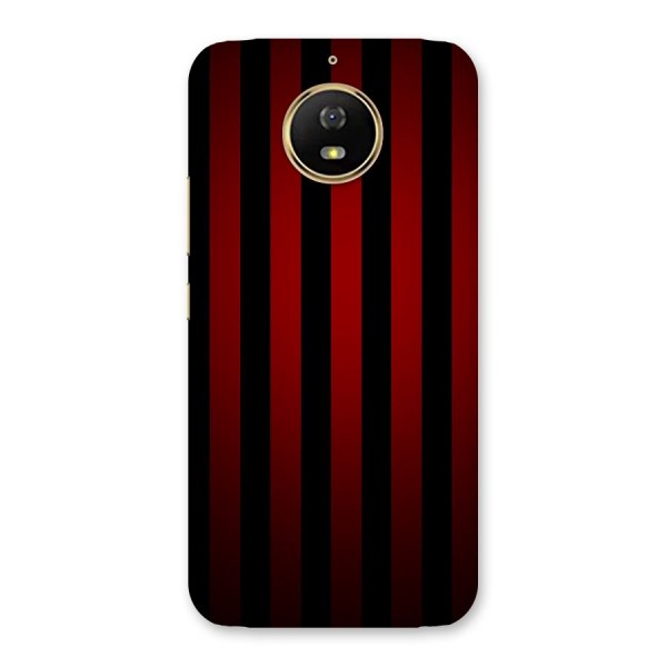 Red Black Stripes Back Case for Moto G5s