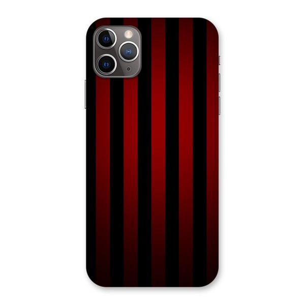 Red Black Stripes Back Case for iPhone 11 Pro Max