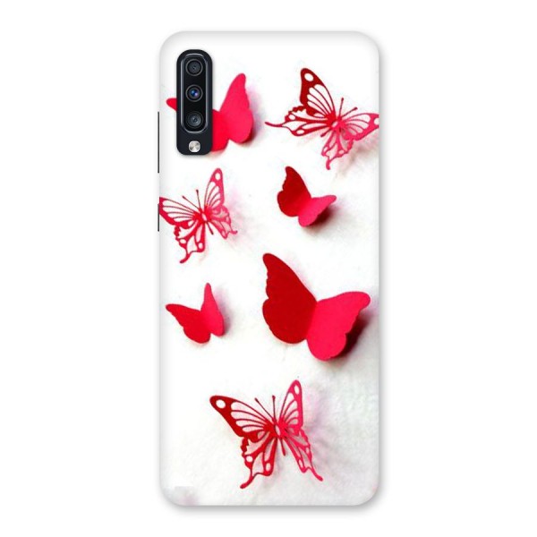 Red Butterflies Back Case for Galaxy A70