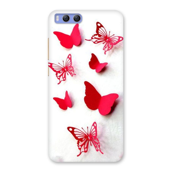 Red Butterflies Back Case for Xiaomi Mi 6