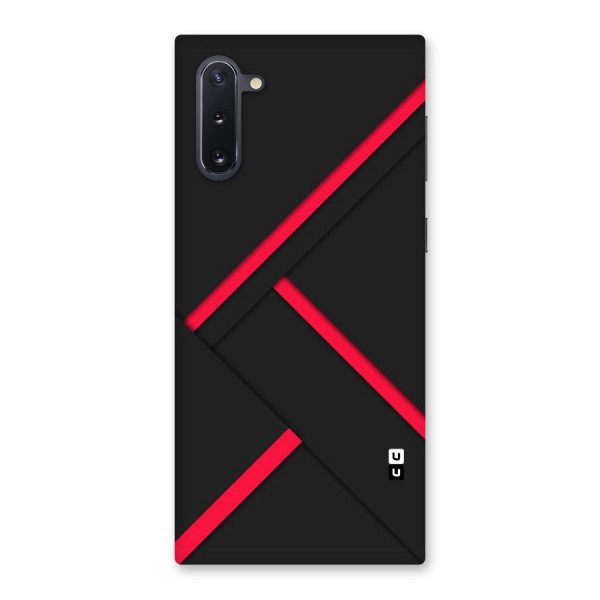 Red Disort Stripes Back Case for Galaxy Note 10