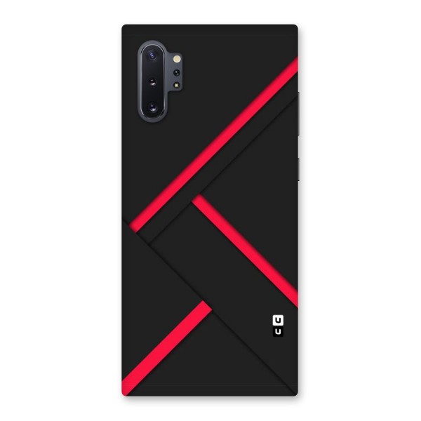 Red Disort Stripes Back Case for Galaxy Note 10 Plus