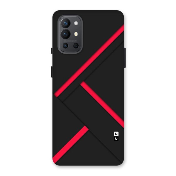 Red Disort Stripes Back Case for OnePlus 9R