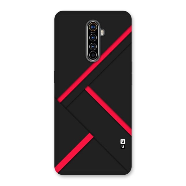 Red Disort Stripes Back Case for Realme X2 Pro