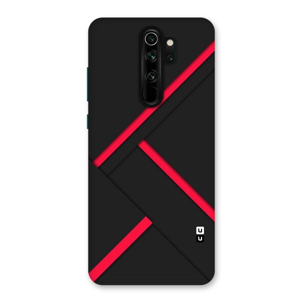 Red Disort Stripes Back Case for Redmi Note 8 Pro