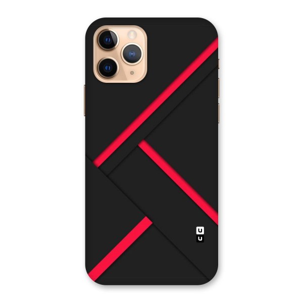 Red Disort Stripes Back Case for iPhone 11 Pro