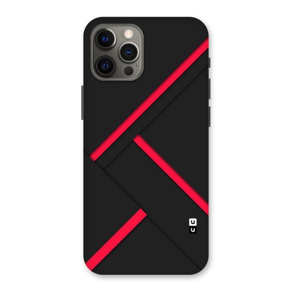 Red Disort Stripes Back Case for iPhone 12 Pro Max