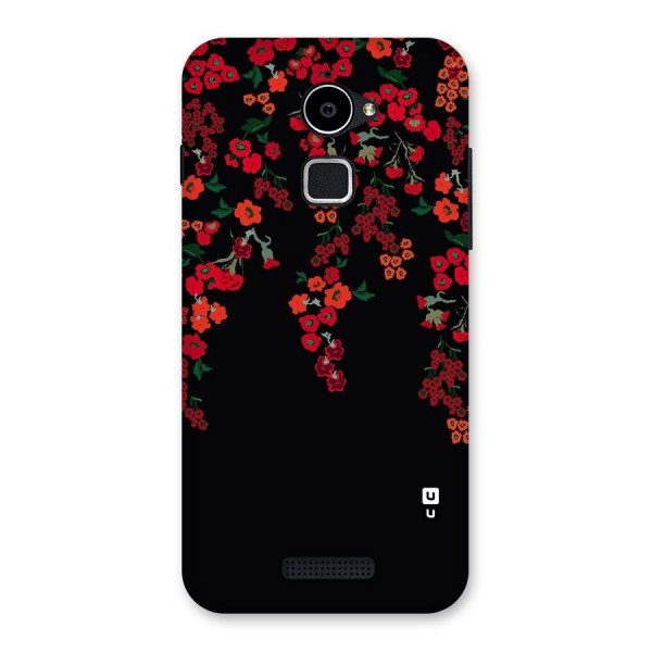 Red Floral Pattern Back Case for Coolpad Note 3 Lite