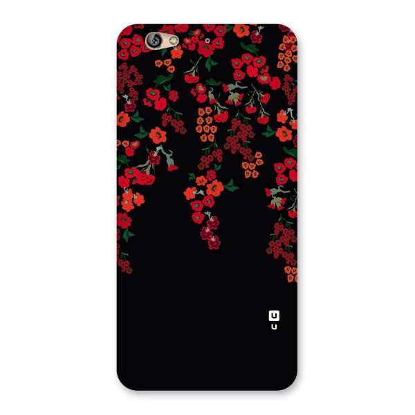 Red Floral Pattern Back Case for Gionee S6