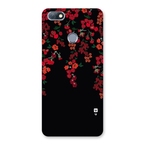 Red Floral Pattern Back Case for Infinix Note 5
