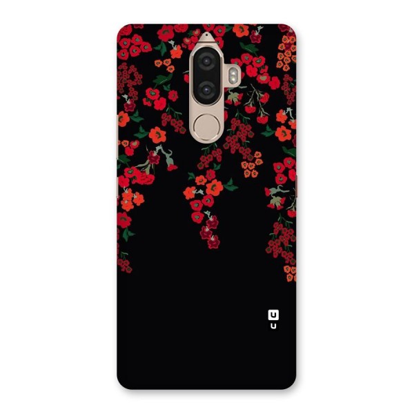 Red Floral Pattern Back Case for Lenovo K8 Note