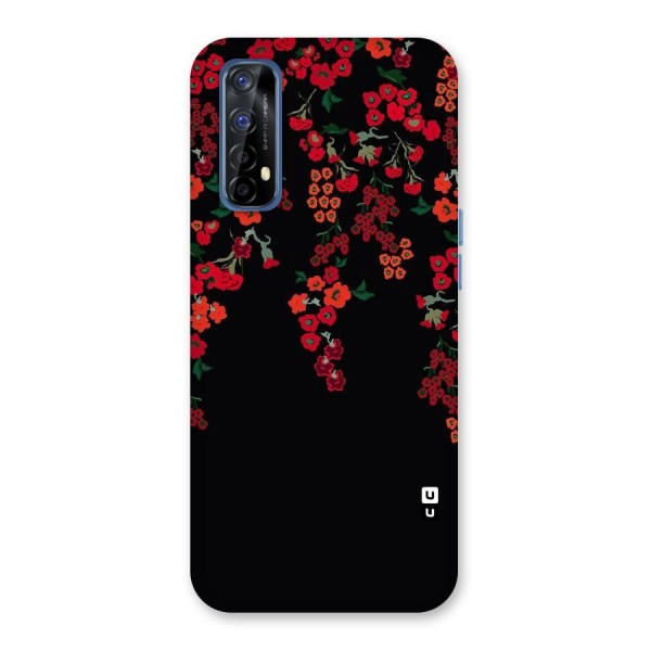 Red Floral Pattern Back Case for Realme Narzo 20 Pro