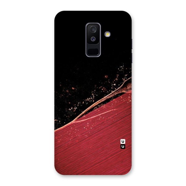 Red Flow Drops Back Case for Galaxy A6 Plus
