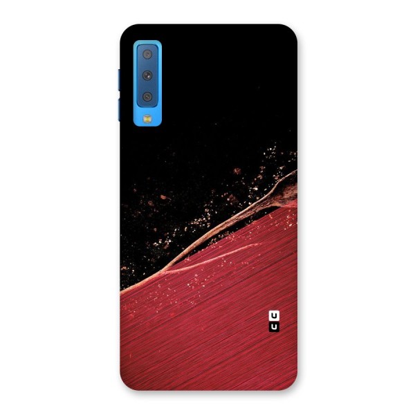 Red Flow Drops Back Case for Galaxy A7 (2018)