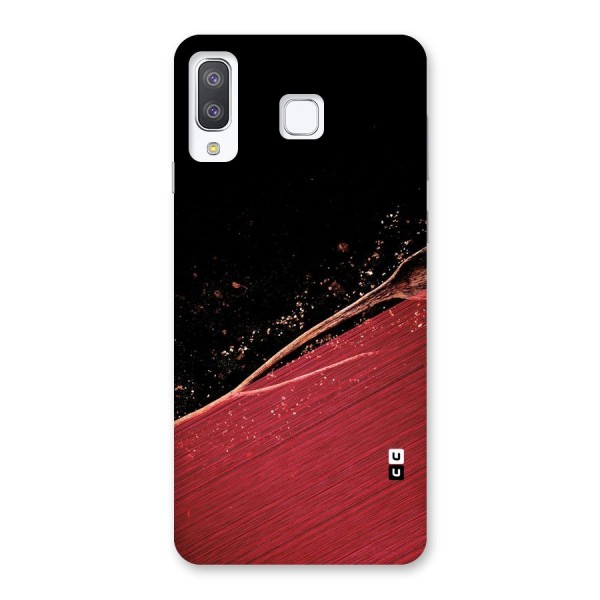 Red Flow Drops Back Case for Galaxy A8 Star