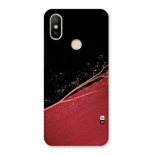 Red Flow Drops Back Case for Mi A2