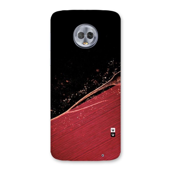 Red Flow Drops Back Case for Moto G6 Plus